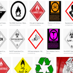 BASIC CLASS LABELS AND SYMBOL OF HAZARDOUS SUBSTANCES