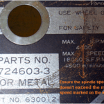 wheel garindin rpm chacking