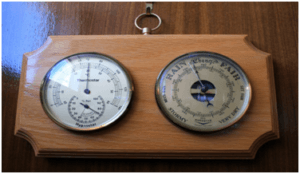 Barometer: For measuring atmospheric pressure.