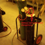 safe handling of flammable gas