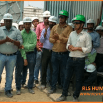 Employee in safety program