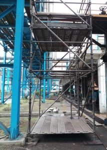 Cuplock type scaffolding