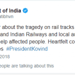 Presedent talk on amritsar accident