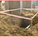 Excavation soft barrication