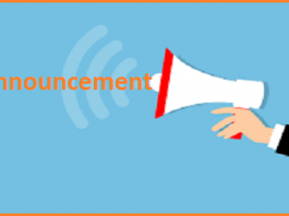 Announcement for video content