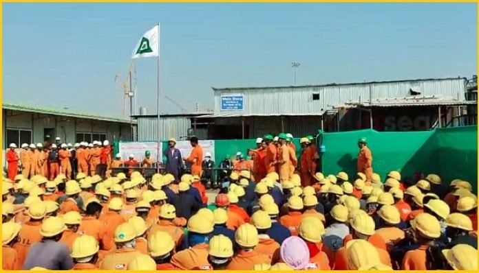 Safety day celebrating