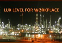 Lux (Illumination) level at workplace lUX LEVEL FOR WORKPLACE
