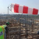 Wind sock installation