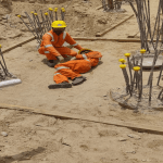 Medical Emergency Mock Drill at construction site