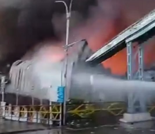 Fire in Berger becker factory