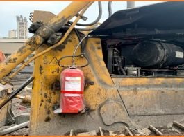 Automatic fire suppression system for vehicles