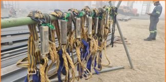 The maximum lifespan of the harness is 10 years from the date of manufacture as per EN 361:2002