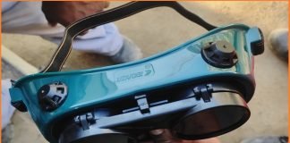 DIN Value of gas cutting goggle