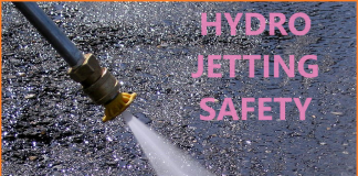 Hydro Jetting Safety at construction site