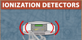 Ionization smoke detectors use