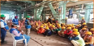 Virtual Reality Safety Training at construction site