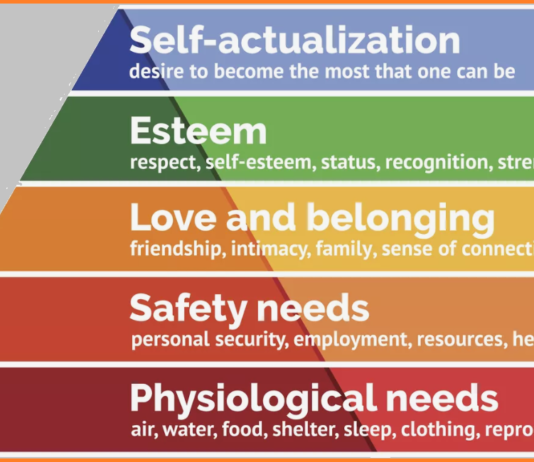 Maslow's hierarchy of human needs