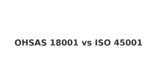 OHSAS 18001 vs ISO 45001