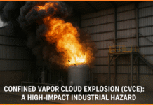 A Confined Vapor Cloud Explosion (CVCE) is one of the most dangerous types of explosions that can occur in industrial environments, especially in facilities dealing with flammable gases, liquids, or che