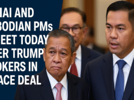 Thai and Cambodian PM to Meet Today After Trump Brokers Peace Deal Top Updates