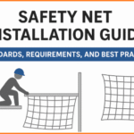 Safety Net Installation at construction site