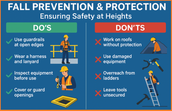 Fall prevention and protection Fall prevention and protection